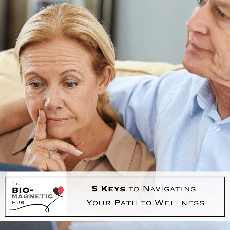 An older couple thoughtfully considering their options, symbolizing the importance of making informed decisions on the path to wellness.